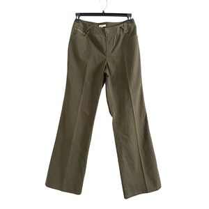 Tyler Boe Women's Olive Green Wide-Leg Jeans size 8